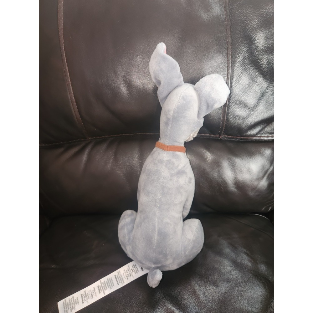 Disney Store Tramp Gray Dog Plush Stuffed Animal Authentic Lady & The Tramp 16" - Picture 3 of 8